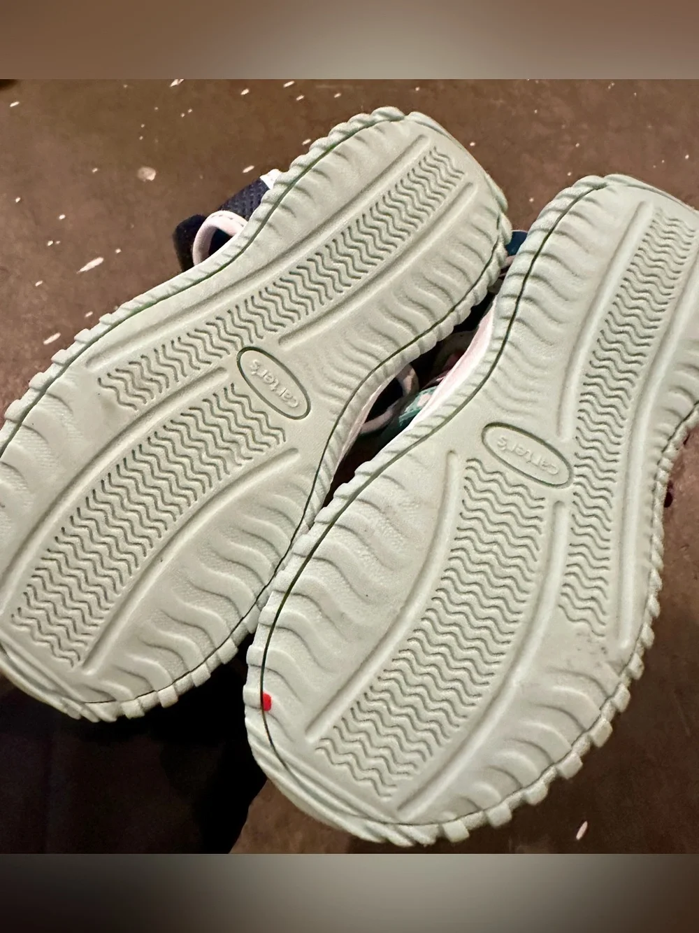 Carter's Navy Sneakers with Mint Accents for Kids